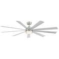 thumbnail image 2 of Wynd XL 72" Stainless Steel Integrated LED Smart Ceiling Fan with Remote Control, 2 of 12