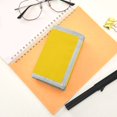 thumbnail image 7 of JIALIOU Nylon Trifold Card Wallet with ID Window Zipper Pocket for Men Women Teen Yellow, 7 of 7