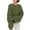 01 Army Green, variant on YueHuiYing Women's Turtleneck Oversized Sweaters Long Sleeve Pullover Loose Chunky Knit Jumper