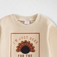 thumbnail image 4 of Karoyedx Fall Toddler Boy Clothes Baby Boy Girl Cute Letter Embroidery Long Sleeve Sweatshirt and Long Pants Toddler Valentine Outfits Brown Size,18-24 Months, 4 of 7
