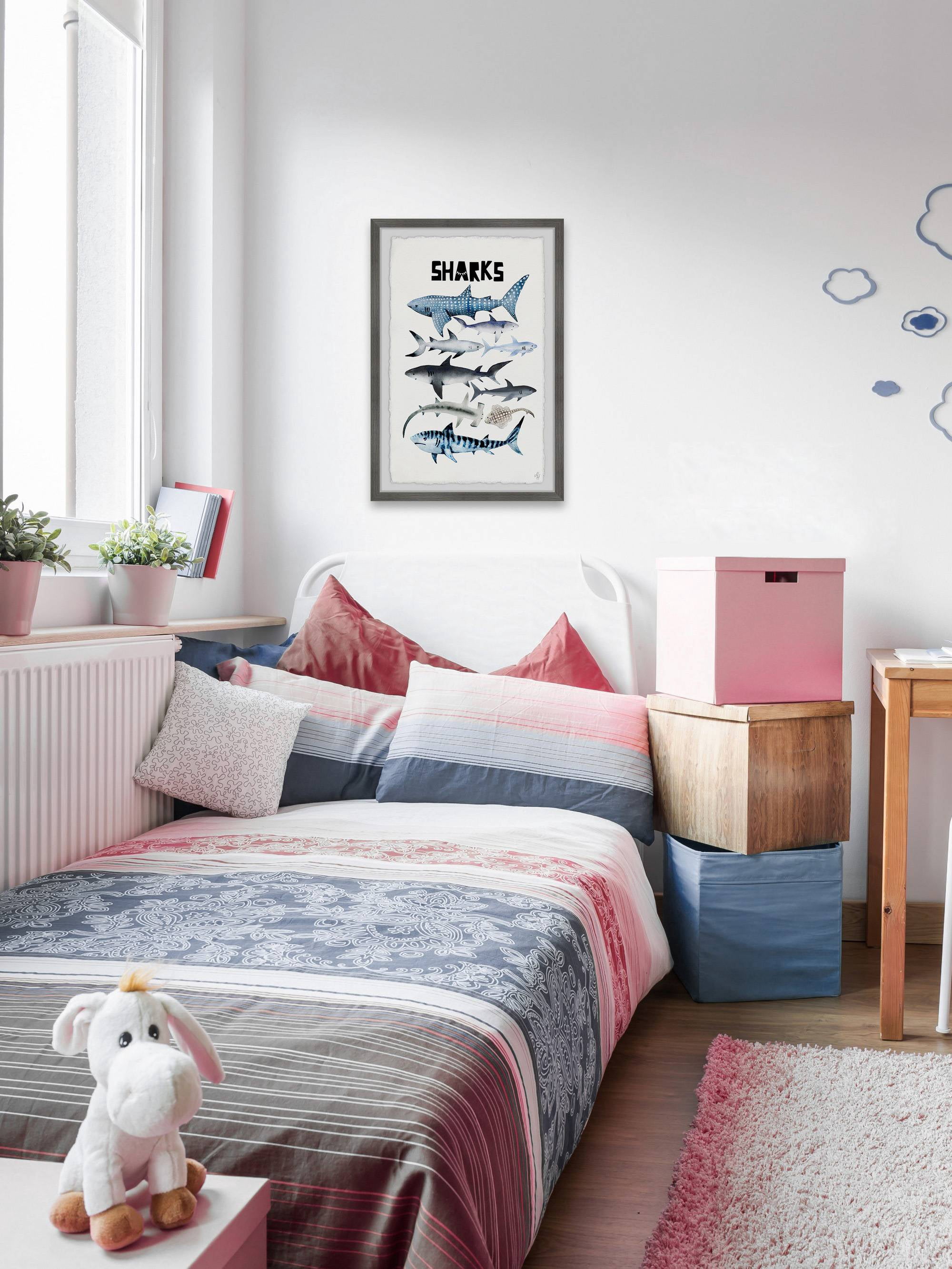 Marmont Hill Sharks Framed Wall Art