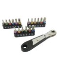 thumbnail image 1 of 19Pcs 1/4 inch Ratchet Wrench Set Screwdriver Bits Ratchet Wrench, 1 of 5