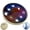 Gold, variant on D.FAMILY 1.7-Inch Smart Badge with Touch Screen, Customizable Display for Anime Fans, Bluetooth Photo/Video Player