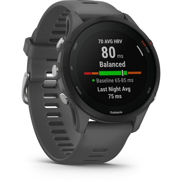 Garmin Forerunner 255 Music Multisport GPS Smartwatch, Slate Gray