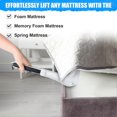 thumbnail image 3 of Mattress Lifter Foldable ABS Anti Slip Bed Sheet Tuck Tool Mattress Lifting Tool Home Supplies White, 3 of 4
