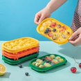 thumbnail image 2 of Ice cube tray reusable multifunctional stackable dustproof food grade non-stick cute cartoon ice block maker mold with lid for home Qinhai, 2 of 3
