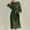 Army Green, variant on Azrian Summer Dresses,Dress Plus Size Women's Fashion Round Neck Loose Short Sleeve Solid Mid-Calf Dress Long Dress