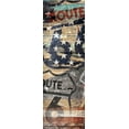 thumbnail image 2 of Grey, Jace 7x14 Black Ornate Wood Framed with Double Matting Museum Art Print Titled - USA Route 66, 2 of 4