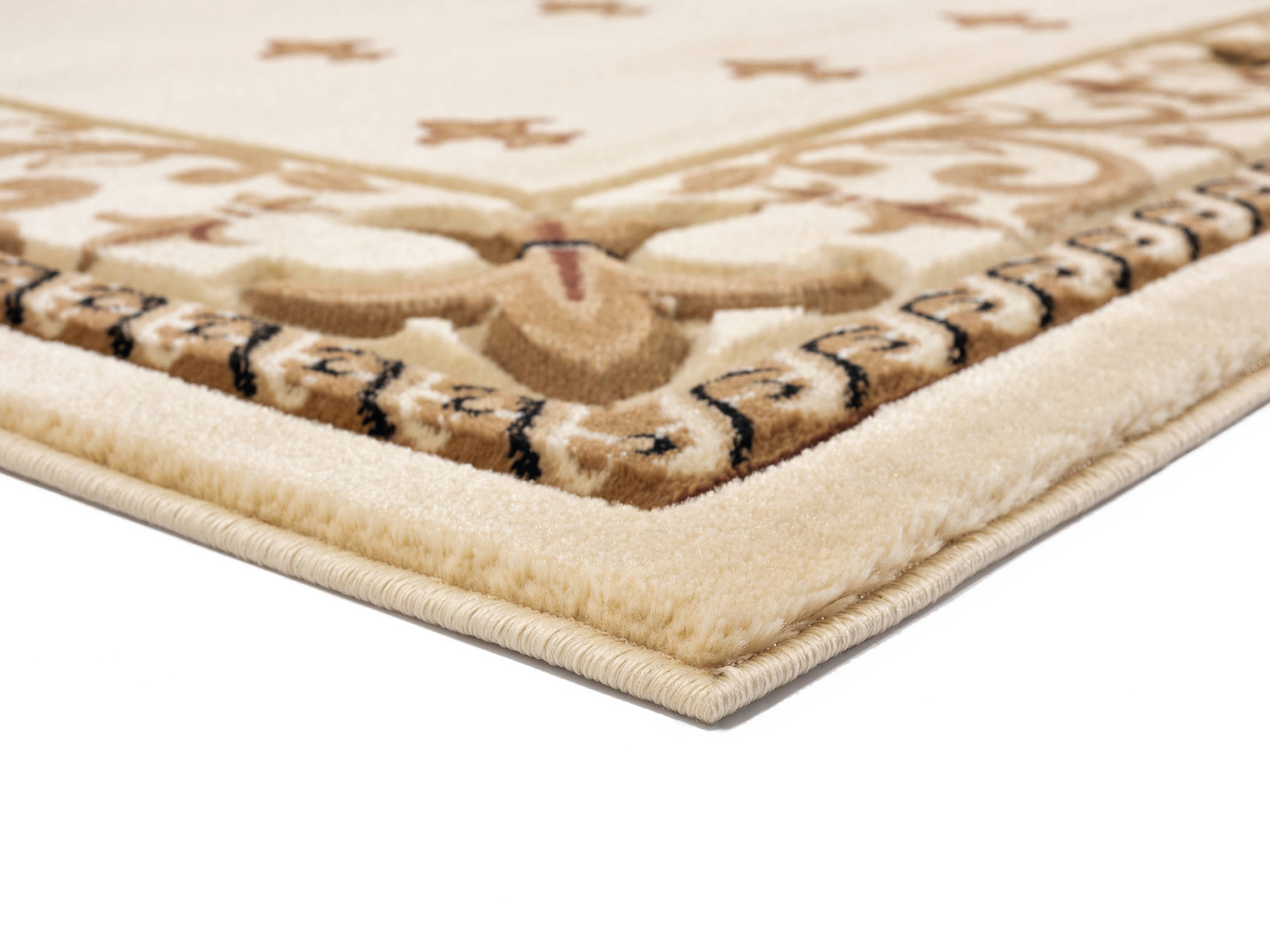 United Weavers Drachma Vesta Transitional Border Area Rug, Beige, 7'10" x 7'10"