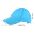 thumbnail image 2 of KAKOWELY Gorra de béisbol para correr, gorra de béisbol de verano, gorra parasol para exteriores, gorra con visera para mujeres y hombres, 2 of 5