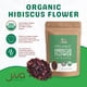 thumbnail image 3 of Flores de hibisco orgánicas Jiva Organics, 454 g, a granel, 100% puras, 3 of 9