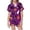 Purple, variant on Weebloom Halloween Toddler Girls' Pajama Sets Cute Pumpkin Bat Print Pajama Soft Satin Short Sleeve Button Down Shirt Shorts Outfit For Kids Party Sleepwear Nightwear Pjs Loungewear 2-3 Years