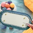 thumbnail image 7 of Sekonow 2Pcs Oval Large Size Purse Bottoms for Crocheting, with Holes for DIY Bag shaper, Leather Purse Making Supplies, Crochet Basket Bottoms for Crochet Base, 7 of 7