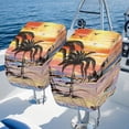 thumbnail image 4 of KUIFORTI Duck Golf Cart Seat Cover Golf Cart Seat Towel Blanket with 4 Front Pockets & Nonskid Bottom Comfortable Fashion Fits for Club Car and More 2 Person Seats Golf Carts, 4 of 7