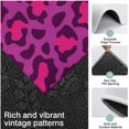 thumbnail image 3 of Pink and Black Of Leopard Print Kitchen Rugs Sets Of 3,Kitchen Runner Rugs Non Skid Washable,Decorative Kitchen Floor Mats for Kitchen,Sink,Laundry,17"x30"+ 17"x47" + 17"x59", 3 of 6