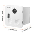 thumbnail image 2 of VEVOR RV Tankless Water Heater, Instant Shower with 15 x 15 inches White Door and Remote Controller, 55000BTU Optimized Comfort Performance Hot Water, Ideal for RVers Family Everyday Use, 2 of 9