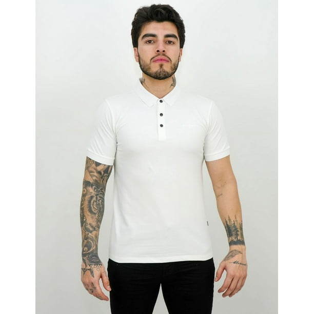 Playera Lisa Barabas Tipo Polo Corte Slim Fit