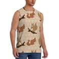 thumbnail image 2 of Uemuo Cartoon Squirrel Pattern Men's Sleeveless T-Shirt,Muscle Athletic Tank Top, Moisture-wicking Quick-dry Breathable Classic Tee Top for Gym Run Outdoor Sports-Small, 2 of 8
