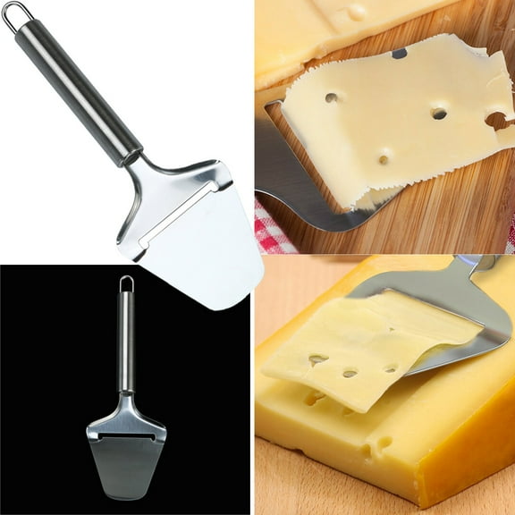Ycolew Stainless Steel Spatula Cheese Slicer - Cheese Slicers for Block Cheese Slicer Board - Cheese Slicer for Slicing Cheese Plane Cutter for Cheese Slices - Cheese Shaver and Cheese Shredder