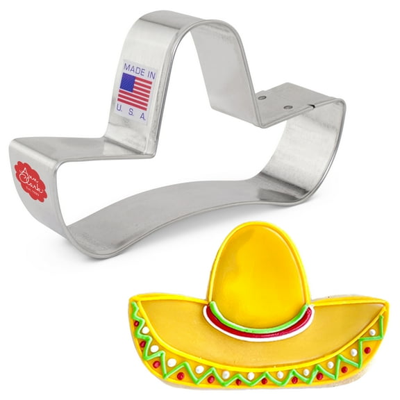 Ann Clark Sombrero Cookie Cutter 4.25", Made in USA