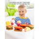 thumbnail image 3 of 1pc Kids' Combo Toy Mini House Set - Burger & Fried Potato & Western Kitchen & Simulated Food, 3 of 5