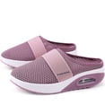 thumbnail image 5 of CHICVOMEY Women's Orthopedic Walking Shoes Air Cushion Slip On Mule Diabetic Friendly with Arch Support Non-Slip Platform Sole Breathable Mesh Sneakers for Women, 5 of 7