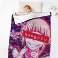 thumbnail image 5 of My Hero Academia Himiko Toga Anti-Pilling Flannel 32"X48" Super Soft Plush Air Condition Quilt Fluffy Warm Cozy Decorative Blankets, 5 of 7