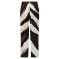 thumbnail image 6 of Abstract Zebra Watercolor Pattern Winter Female Pants Flannel High Waist Women Pants Lady Warm Straight Leg Plush Trousers, 6 of 7
