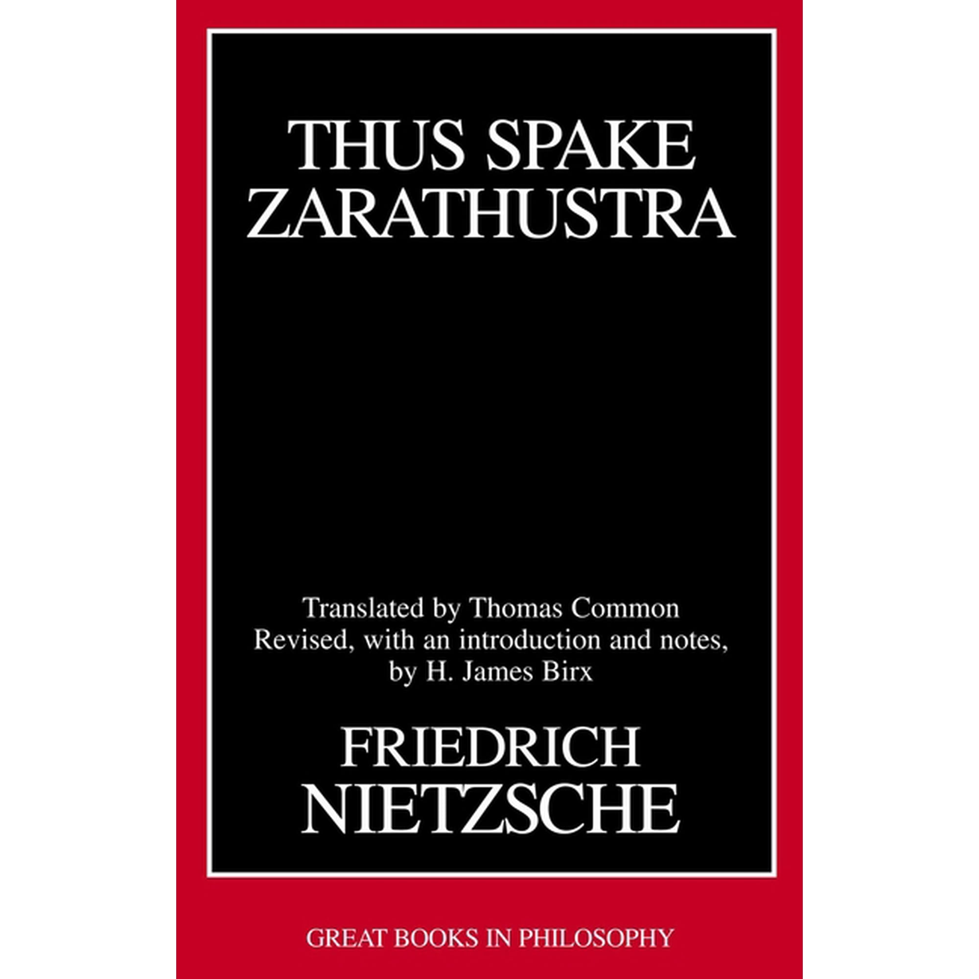 Great Books in Philosophy Thus Spake Zarathustra, (Paperback)