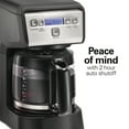 thumbnail image 5 of Hamilton Beach Compact Programmable Coffee Maker, 12 Cup, Black with Stainless, Model 46200, 5 of 8