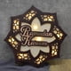 thumbnail image 1 of Lámpara Decorativa de Ramadán, Lámpara Led Decorativa de Ramadán Mubarak, Farol Decorativo de Ramadán, Figura Decorativa de Estrella de Eid Mubarak, Soporte para Lámpara de Té de Ramadán, 1 of 7