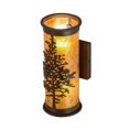 thumbnail image 3 of Meyda Tiffany 99147 Tamarack 5" Wide 2 Light Wall Washer - Brown, 3 of 4