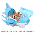 thumbnail image 4 of Avión de juguete eléctrico de dibujos animados, juguetes, regalos para niños (azul cielo con batería), 4 of 9