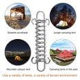 thumbnail image 5 of 1/4/5/6/10Pcs Stainless Steel Tent Wind Proof Rope Buckle Fixing Spring Buckles, 5 of 21