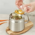 thumbnail image 4 of Friteuse en Acier Inoxydable 0,5l/2l avec Panier pour Cuisine Camping, 4 of 8