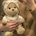 thumbnail image 4 of 30cm High Quality Handmade Bear Plush Toy Cosplay Change Dress Cloth Girl Hug Cuddly Plushie Doll for Girlfriend Christmas Gift, 4 of 5