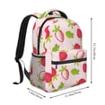 thumbnail image 2 of Fotbe Hand Drawn Strawberry Pattern Casual Backpack for School, Travel, and Outdoor Activities - Durable, Lightweight, and Comfortable, 2 of 5