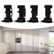 thumbnail image 3 of High Quality Kitchen Cupboard Foot Vanities 4 Pcs/set Black For Uplift Cabinets, 3 of 11