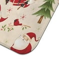 thumbnail image 5 of Beige Christmas Santa and Animal Pattern Dish Drying Mat for Kitchen 1 Pack, Ultra Absorbent Microfiber Dishes Drainer Mats,16x18in(41x46cm), 5 of 6