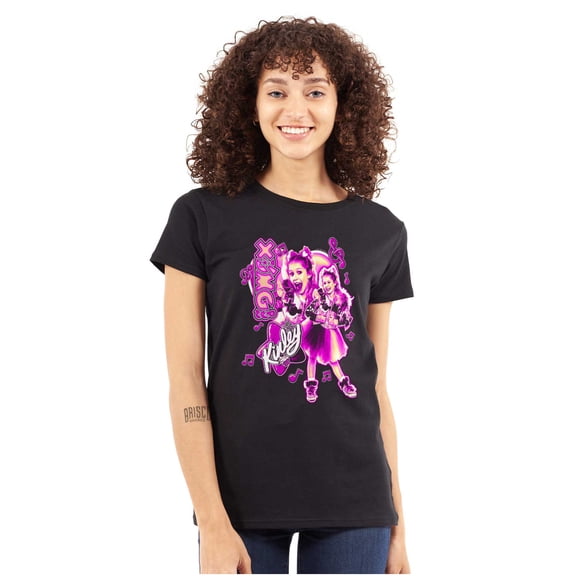 XOMG POP Music Fan Heart Kinley Women's T Shirt Ladies Tee Brisco Brands S