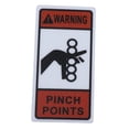 thumbnail image 3 of yuksok Pinch Point Warning Sticker Easy Installation Warning Sign for Gym Equipment, 3 of 9