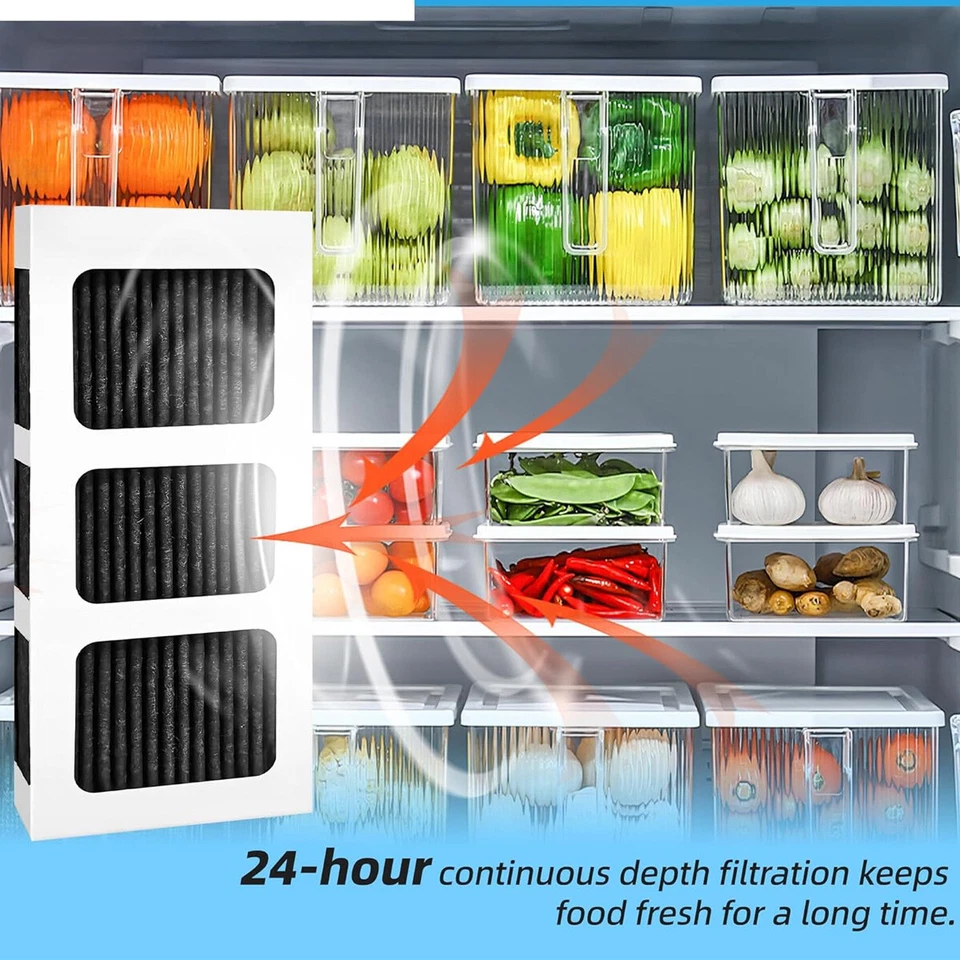 6 X Refrigerator Air Filter Replacement For Frigidaire Paultra2 Pureair Ultra Ii
