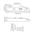 thumbnail image 5 of Steering Lock Adapter Increasing Turn Angle Tuning Drift Lock For E36, 5 of 11