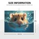 thumbnail image 2 of Balery Cute Swimming Guinea Pig Alfombrilla de Secado para Cocina, 18x24 Pulgadas, Súper Absorbente para Platos y Encimeras, 2 of 7