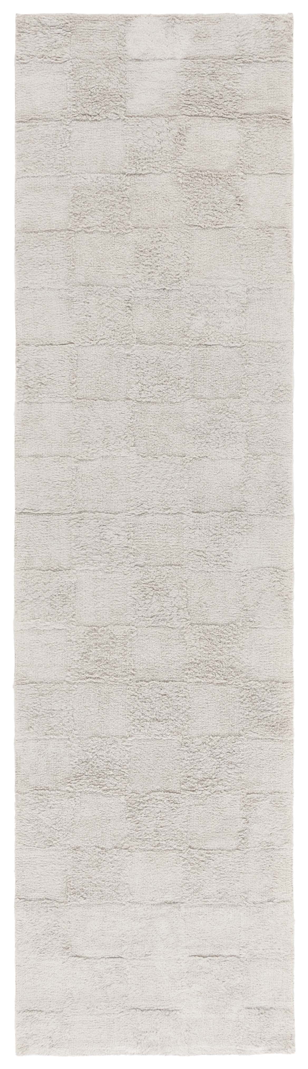 Safavieh Easy Care Coty Checkered Runner Rug, Gray, 2'3" x 9'
