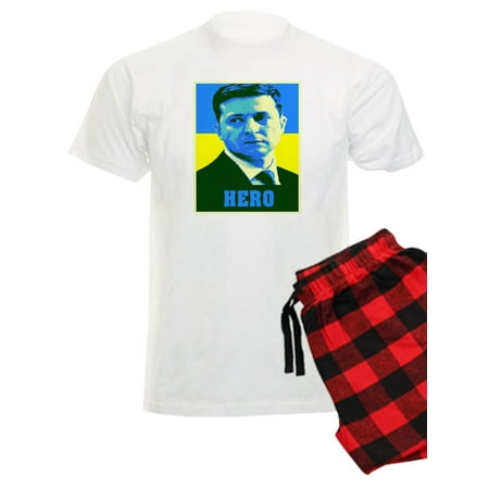 

CafePress - Ukrainian President Zelenskyy Ukraine Flag Pajamas - Men s Light Pajamas