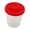 Red, variant on Condiment Bottles Moisture Proof,Salt And Pepper Shakers Clear Plastic BPA-free Containers