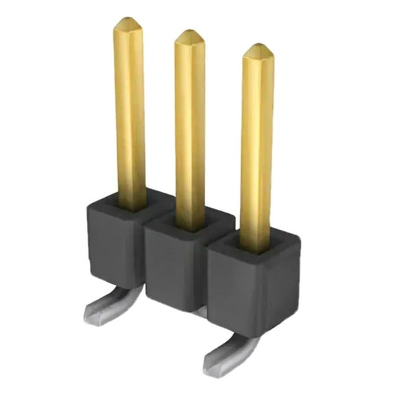 TSM-103-01-S-SV-P-TR Connector Header Surface Mount 3 position 0.100 (2.54mm) TSM-103-01-S-SV-P :RoHS, Cut Tape