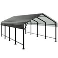 thumbnail image 6 of Walsunny 12X20 FT Carport, Heavy Duty Carport Canopy with Galvanized Steel Roof and Frame, Metal Carport Upgraded Extra Large Garage, 6 of 9