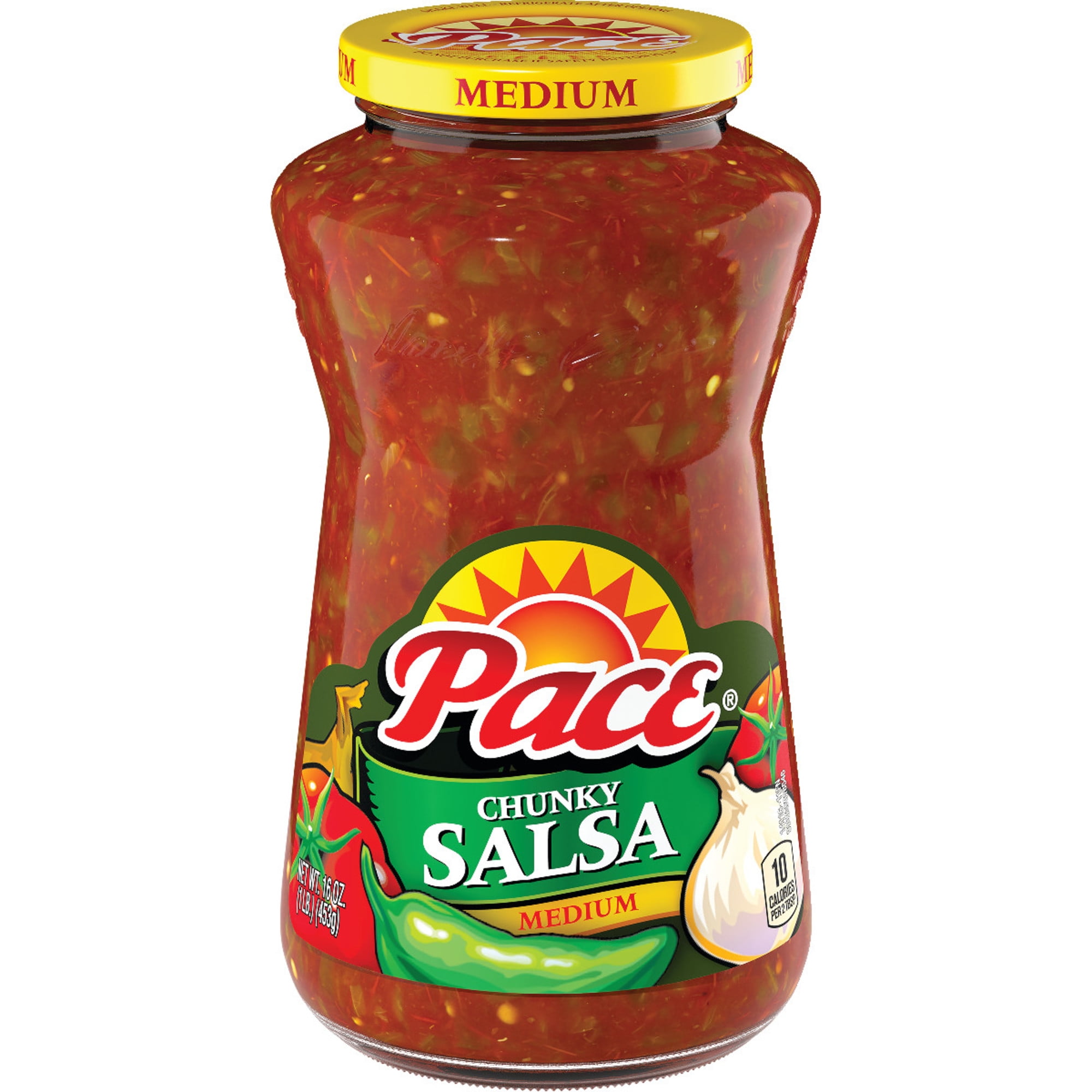 Pace Salsa, Chunky Salsa Medium, 16 Ounce Jar